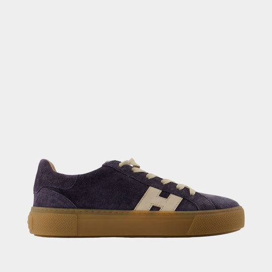 H705 Allacciato H Sneakers - Hogan - Leather - Blue