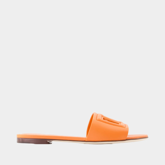 Bianca Sandals - Dolce&Gabbana - Leather - Orange