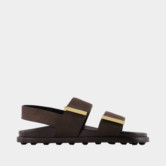 Sandals - Tod's - Leather - Brown