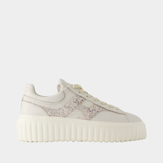 H-Stripes Sneakers - Hogan - Leather - Multicolor