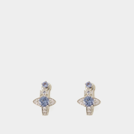 Maitena Earrings - Vivienne Westwood - Brass - Silvered