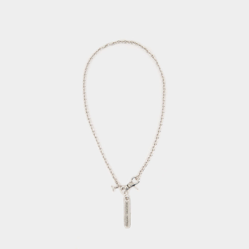 Necklace Man. Orpheus - Vivienne Westwood - Brass - Silver plated
