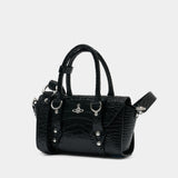 Bettina Mini Crossbody - Vivienne Westwood - Leather - Black