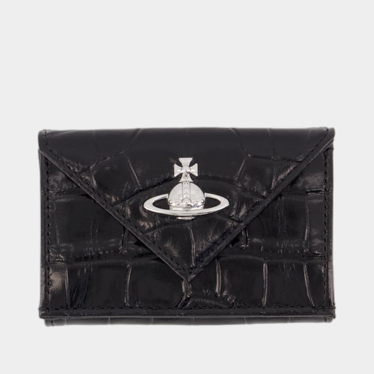 Envelope Billfold Wallet - Vivienne Westwood - Leather - Black