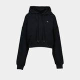 Cropped Box Hoodie - Vivienne Westwood - Cotton - Black