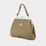 Granny Frame Purse - Vivienne Westwood - Synthetic - Khaki