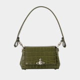 Hazel Small Purse - Vivienne Westwood - Leather - Khaki