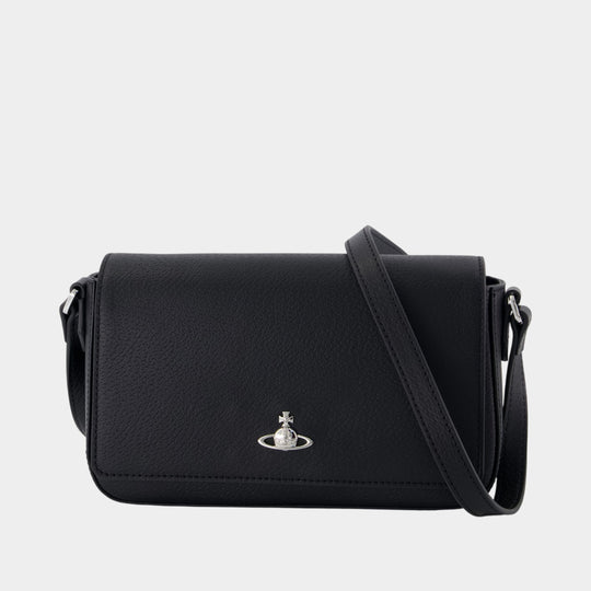 Ginny Crossbody - Vivienne Westwood - Leather - Black