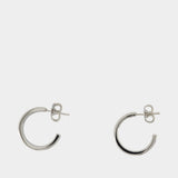 Minimal Earrings - MM6 Maison Margiela - Metal - Silver