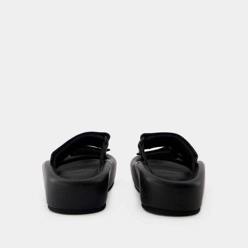 Sandals - MM6 Maison Margiela - Leather - Black