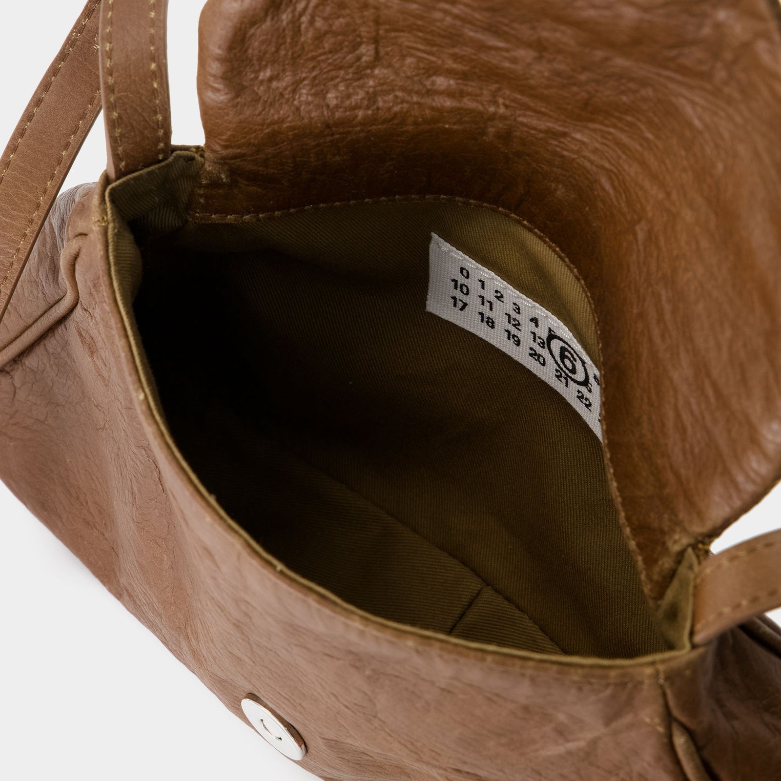Numeric Medium Worn Out Bag - MM6 Maison Margiela - Leather