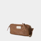 Numeric Small Worn Out Bag - MM6 Maison Margiela - Leather - Brown