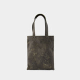Simple Shopper Bag - MM6 Maison Margiela - Leather - Black