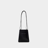 Numbers Vertical Mini Bag - MM6 Maison Margiela - Leather - Black
