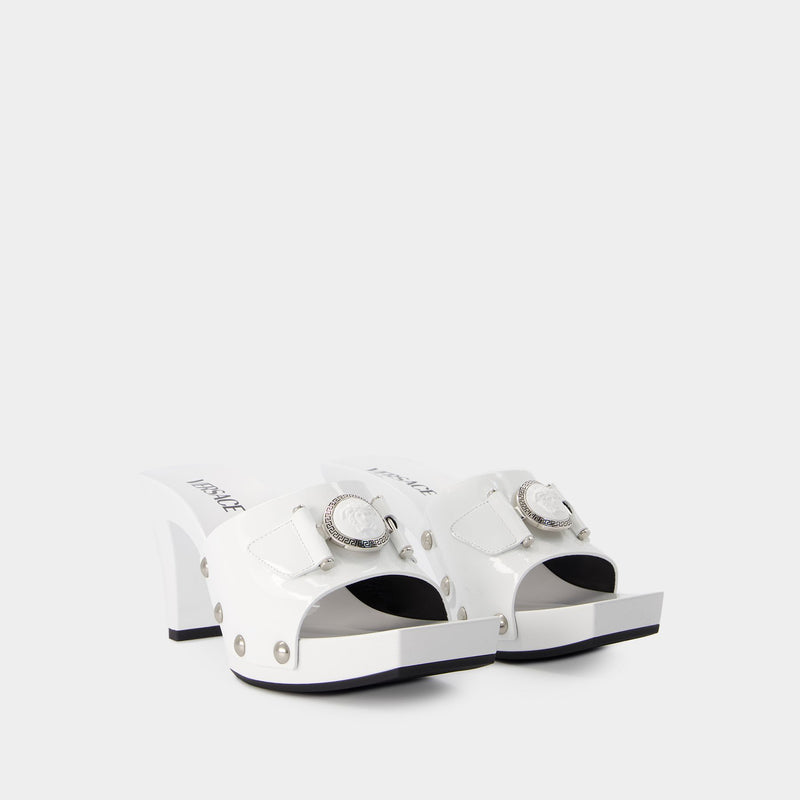 T.60 Pumps - Versace - Leather - White