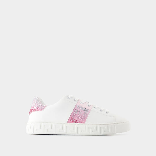 Free Bio Sneakers - Versace - Silk - White