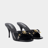 Mules T.85 Mules - Versace - Leather - Black
