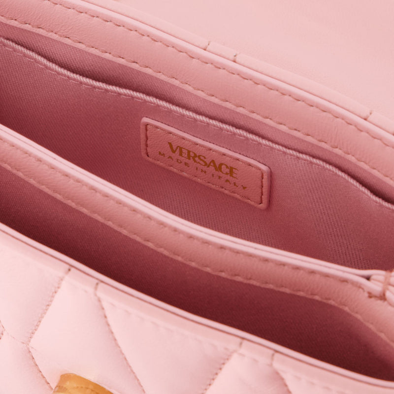 Kleio Mini Shoulder Bag - Versace - Leather - Pink
