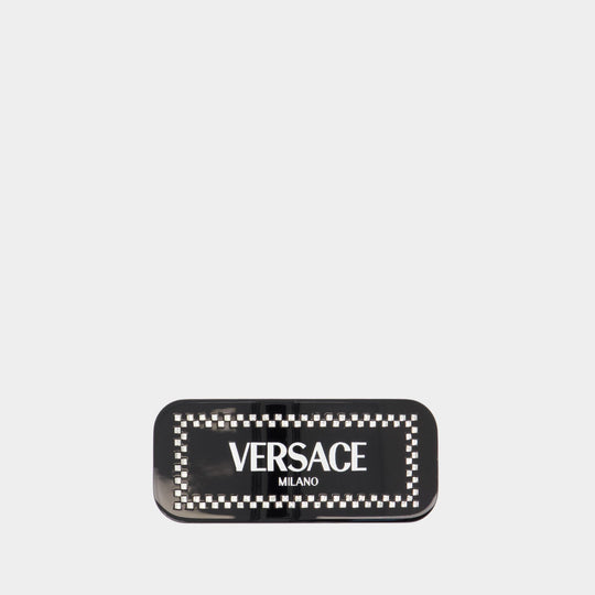 Hair clip - Versace - Pvc - Black