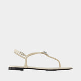 Muse Sandals - Giuseppe Zanotti - Leather - Ivory
