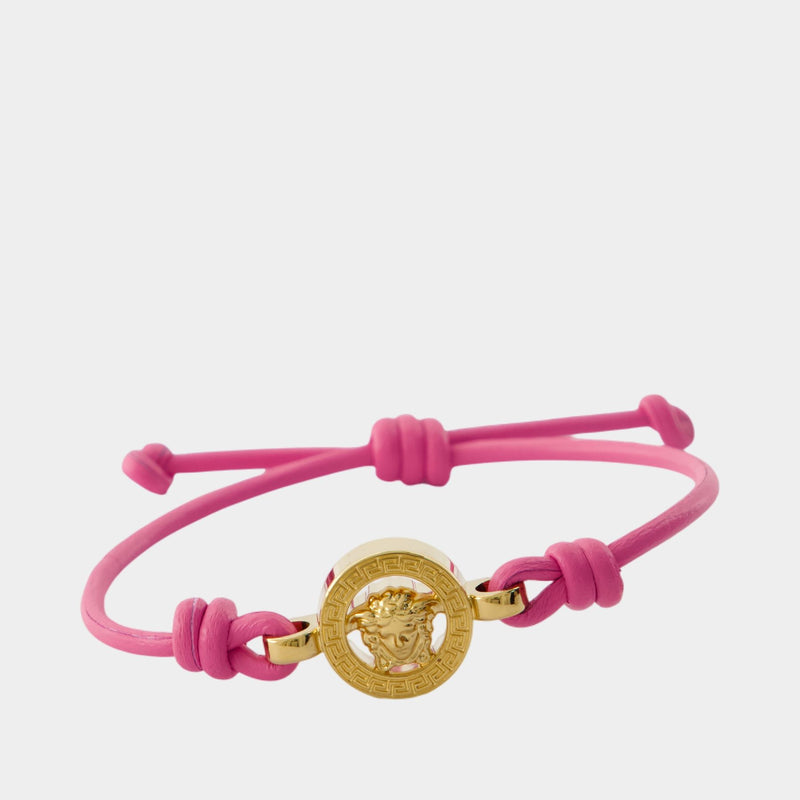 Bracelet - Versace - Metal - Pink