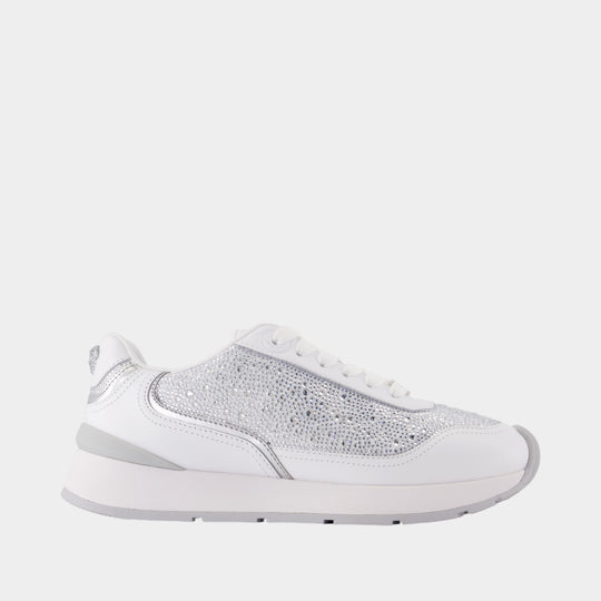 Sneakers - Versace - Leather - White