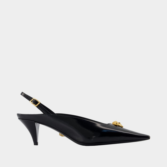 T.55 Pumps - Versace - Leather - Black