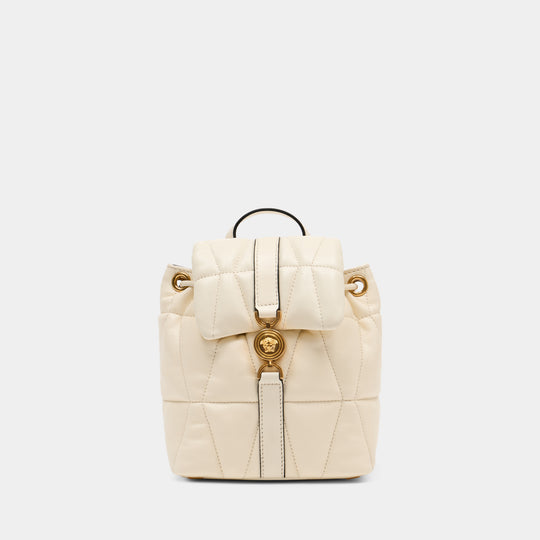 Backpack - Versace - Leather - White
