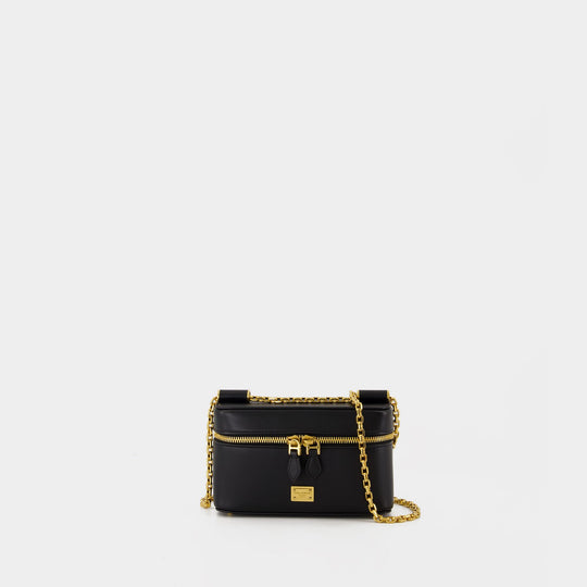 Sicily Crossbody - Dolce&Gabbana - Leather - Black