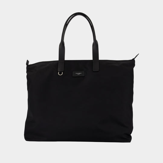 Adamo Shopper Bag - Dolce&Gabbana - Leather - Black