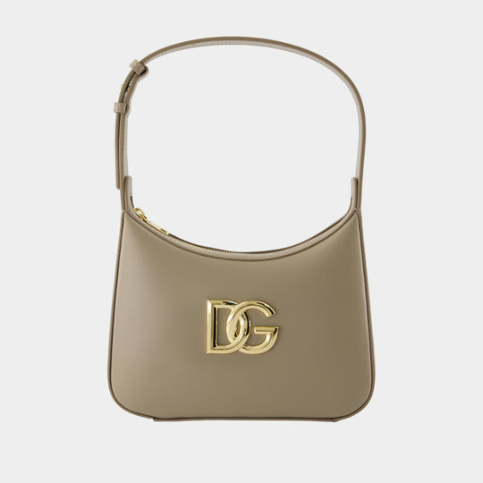 3.5 Shoulder Bag - Dolce&Gabbana - Leather - Grey