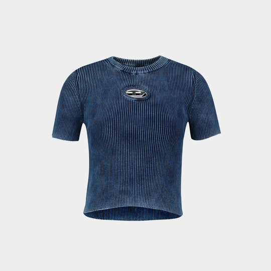 M-Anchor-A-Ss T-Shirt - DIESEL - Cotton - Blue