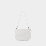 1DR Twin Shoulder Bag - DIESEL - Leather - White