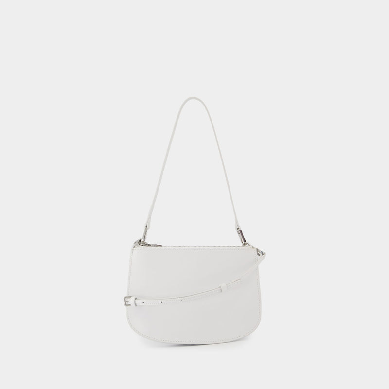 1DR Twin Shoulder Bag - DIESEL - Leather - White