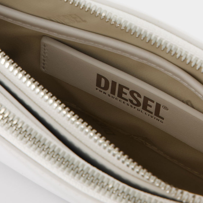 1DR Twin Shoulder Bag - DIESEL - Leather - White