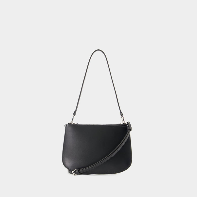 1DR Twin Shoulder Bag - DIESEL - Leather - Black