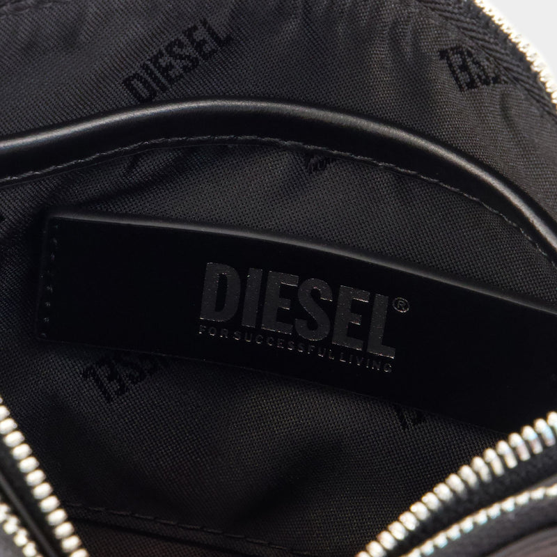 1DR Twin Shoulder Bag - DIESEL - Leather - Black