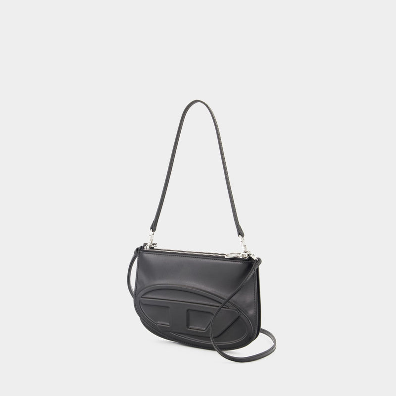 1DR Twin Shoulder Bag - DIESEL - Leather - Black