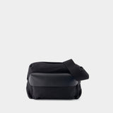 Lid Messenger Crossbody - Jil Sander - Nylon - Black