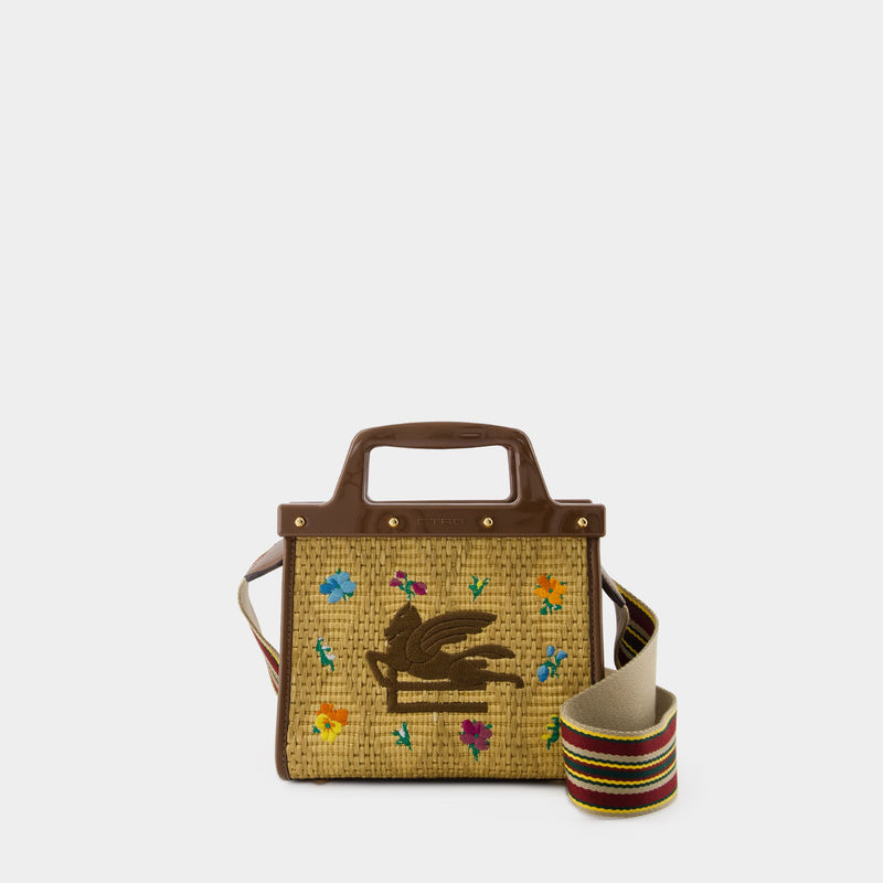 Love Trotter Bag - Etro - Leather - Brown