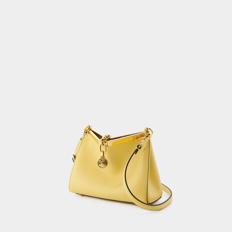 Bag Hobo Vela Small - Etro - Leather - Yellow