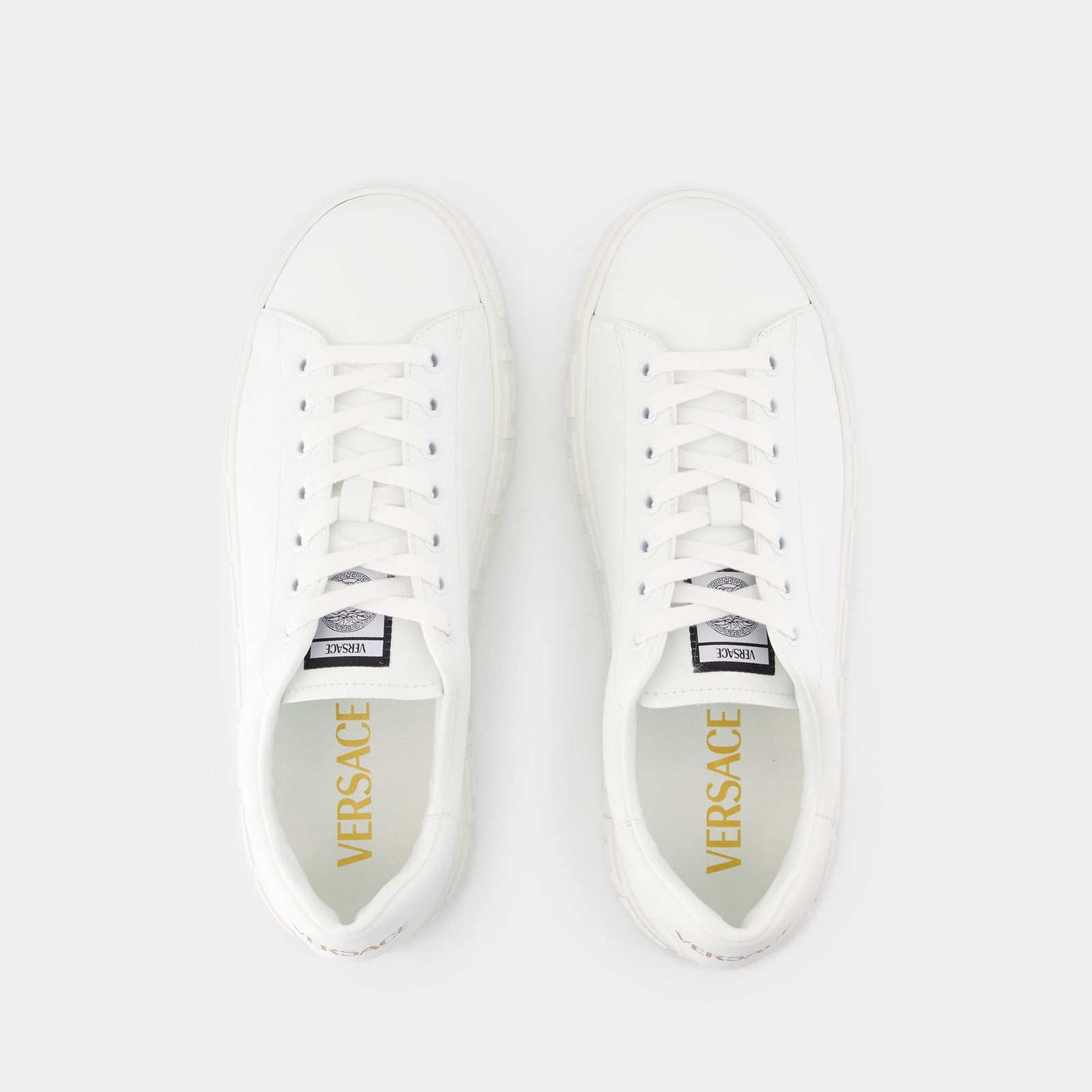 Sneakers - Versace - Leather - White Sneakers - Versace - Leather - White