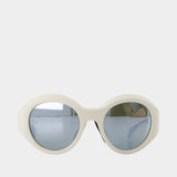 Futuro Sunglasses - Moncler - Acetate - White