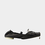 Ballerinas - MM6 Maison Margiela - Leather - Brown