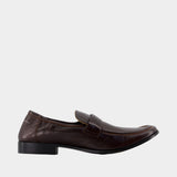 Loafers - MM6 Maison Margiela - Leather - Brown