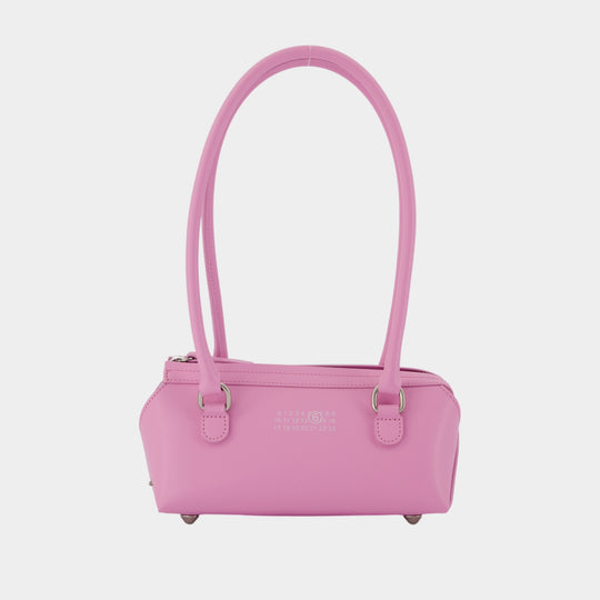 New Bauletto J Mini Shoulder Bag - MM6 Maison Margiela - Leather - Pink
