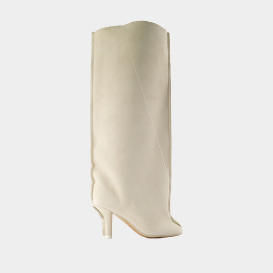 Boots - MM6 Maison Margiela - Leather - Beige