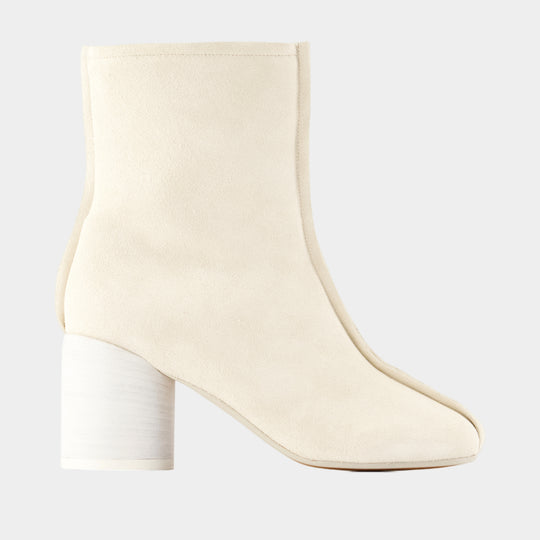 Ankle boots - MM6 Maison Margiela - Leather - Ivory