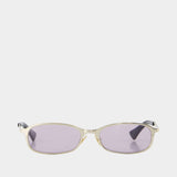 Sl 934 Mia Sunglasses - Saint Laurent - Metal - Gold
