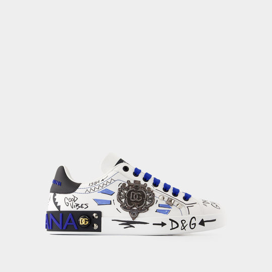 Sneakers - Dolce&Gabbana - Leather - White